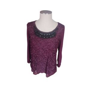 Vanity fashion high sparkle cranberry new with tags medium